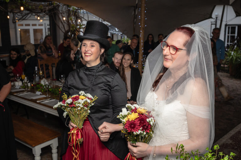 Couple renewing wedding vows by Katja Photography